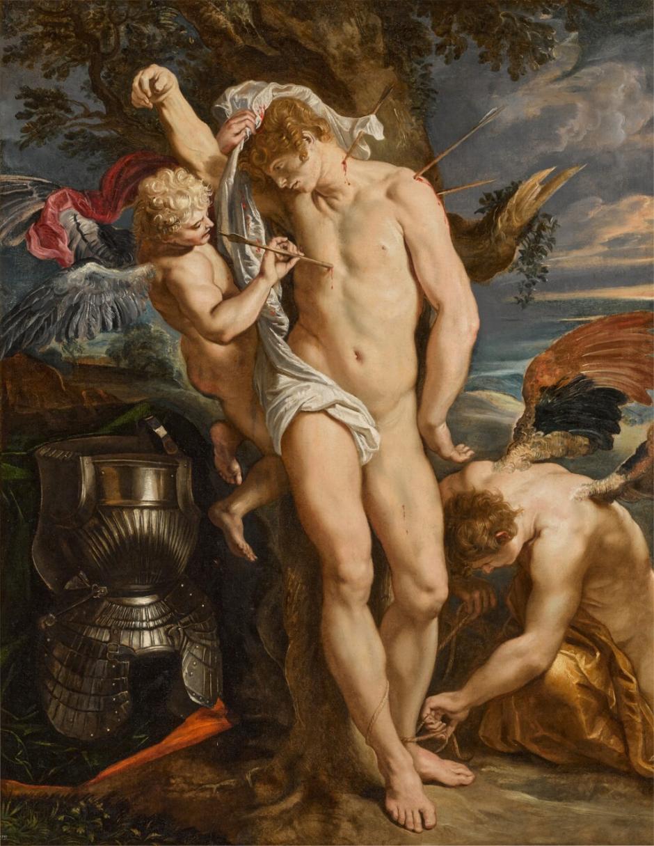 «San Sebastián curado por ángeles», de Rubens