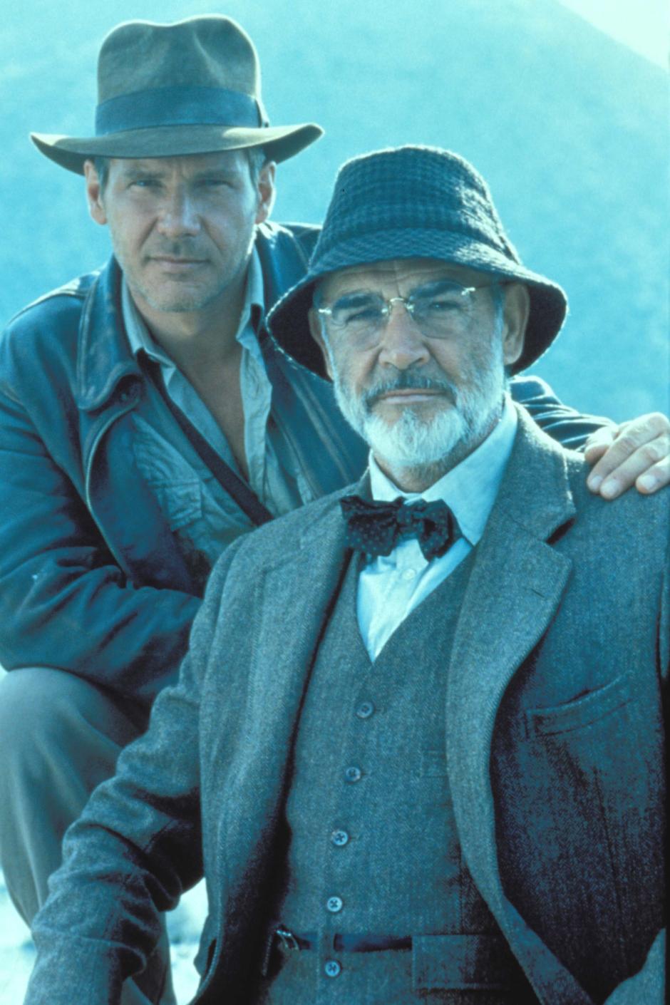 Harrison Ford y Sean Connery, protagonistas de Indiana Jones y la última cruzada