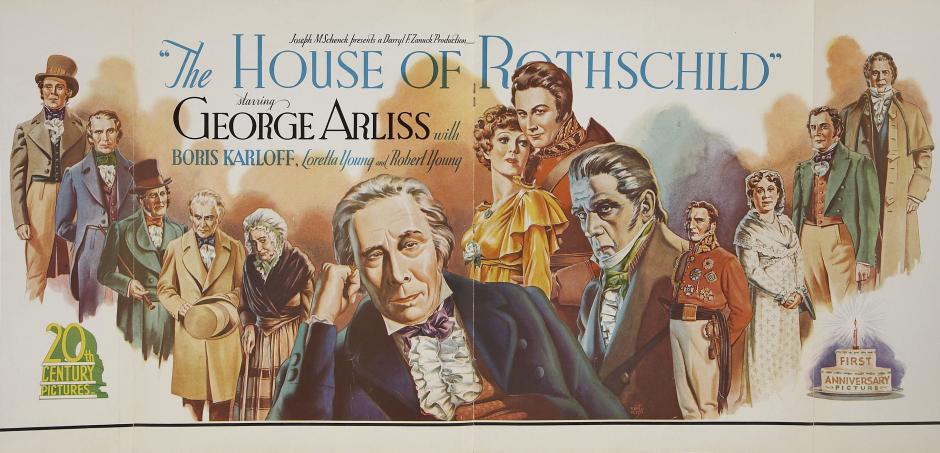 Cartel de la película La casa de los Rothschild