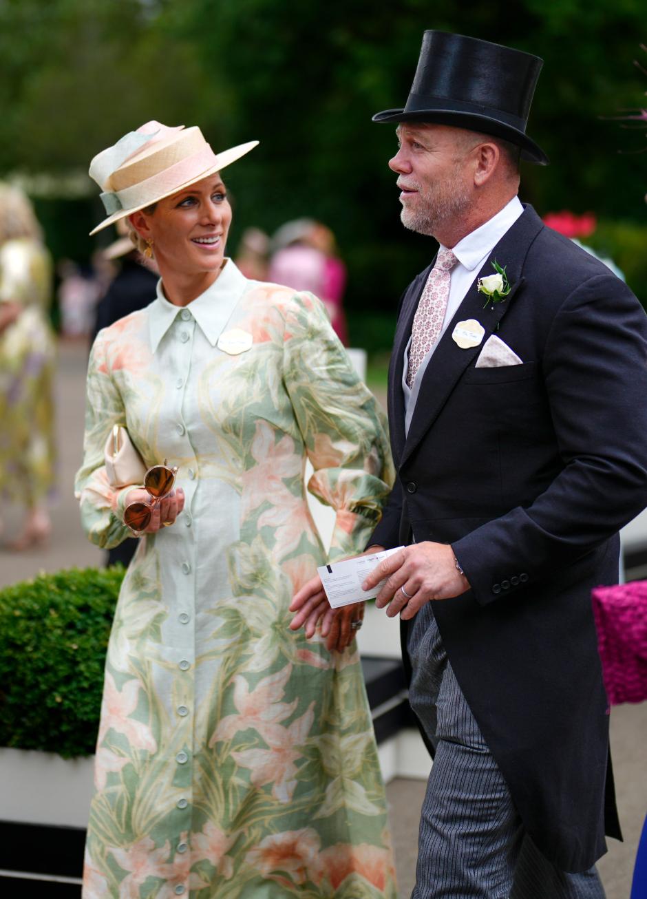 Zara Phillips con su marido Mike Tindall