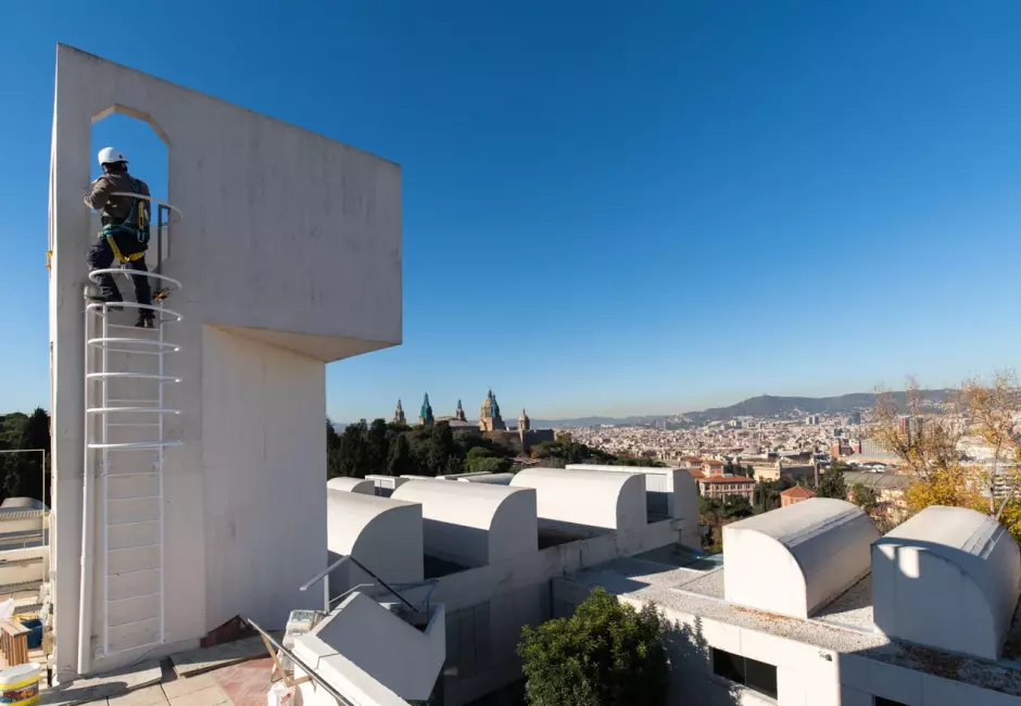 Edificio de la Fundación Joan Miró de Barcelona, diseñado por el arquitecto Josep Lluís Sert