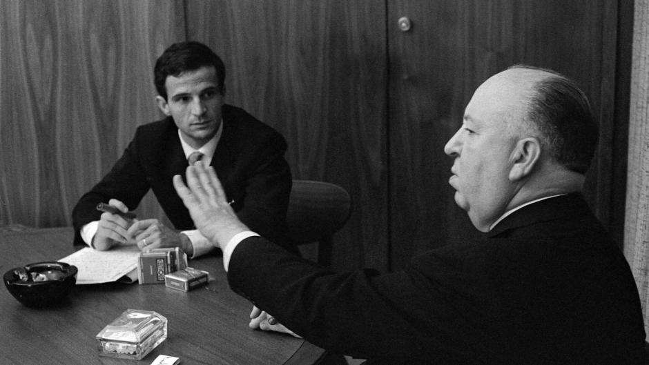 Imagen de Truffaut y Alfred Hitchcock