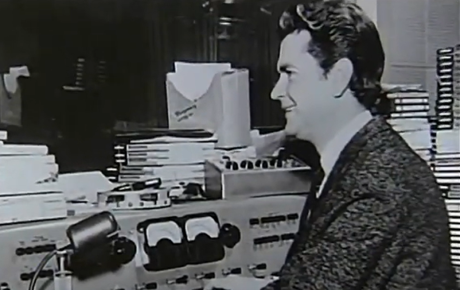 Sam Phillips en los estudios Sun en los años 50
