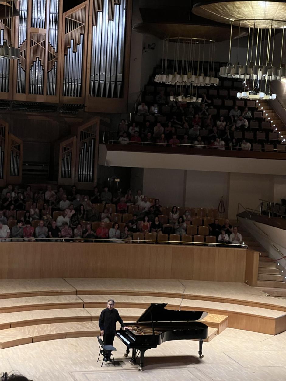 El pianista ruso Arcadi Volodos en el XXVIII Ciclo de Grandes Intérpretes de la Fundación Scherzo, en el Auditorio Nacional de Madrid