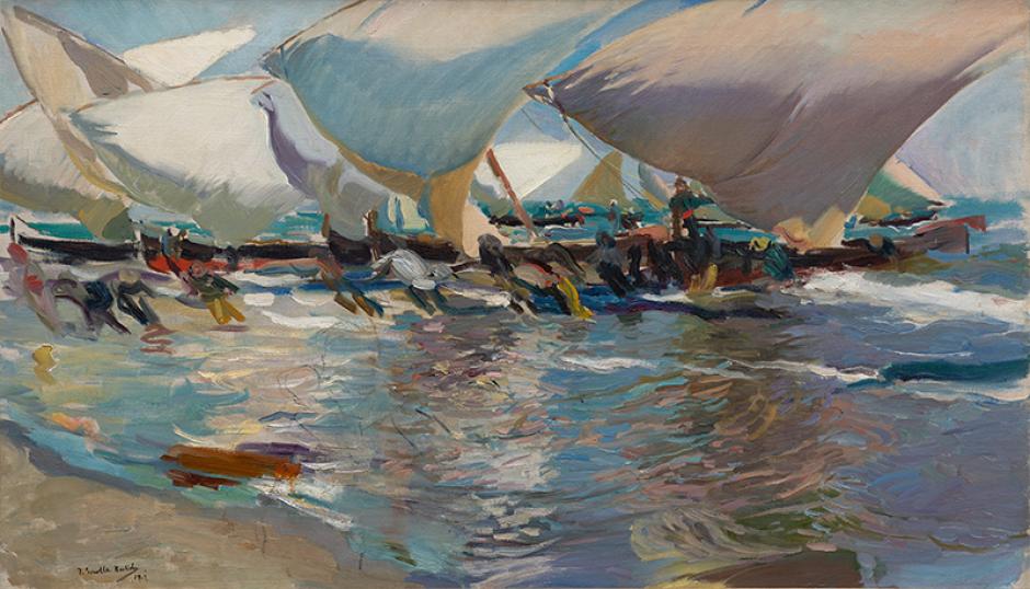 Joaquín Sorolla, 'Playa de Valencia', 1902