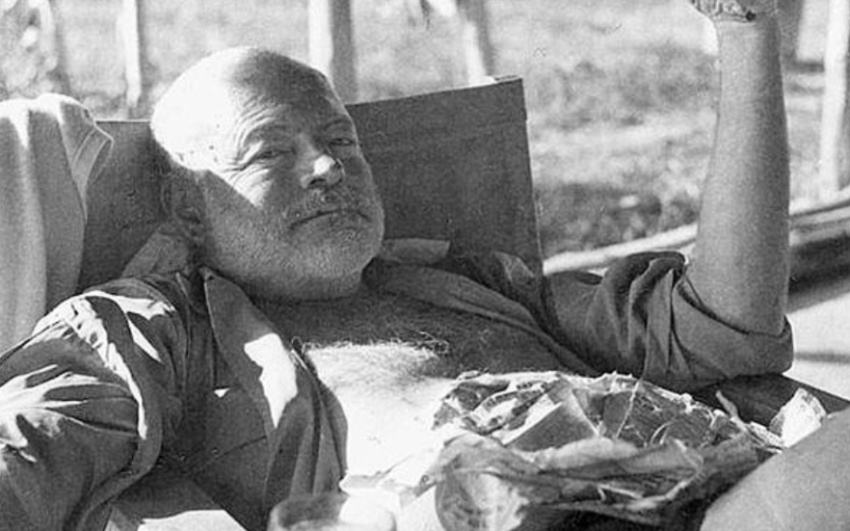 Hemingway en Kenia en 1954