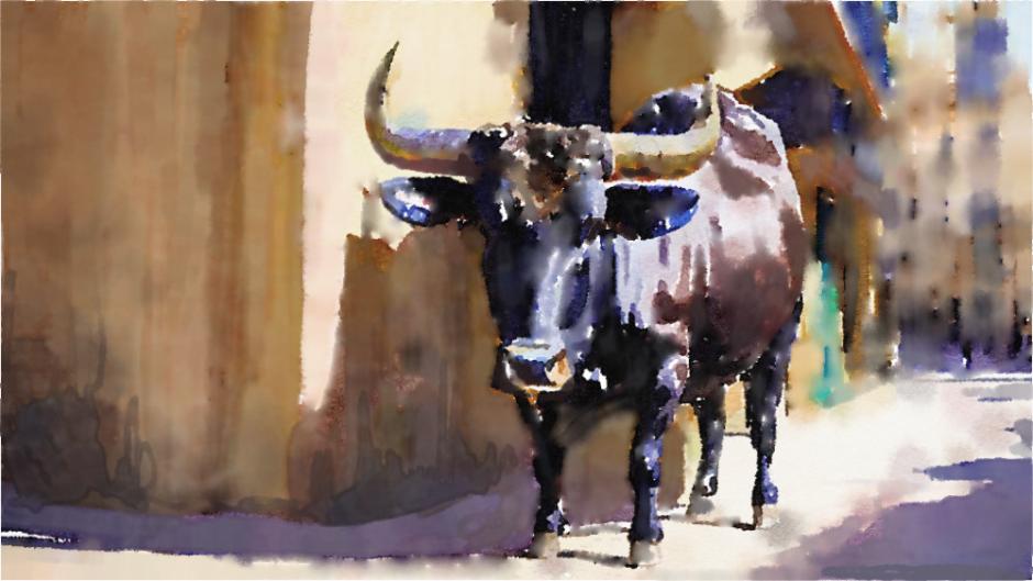 Ilustración: toros; tauromaquia