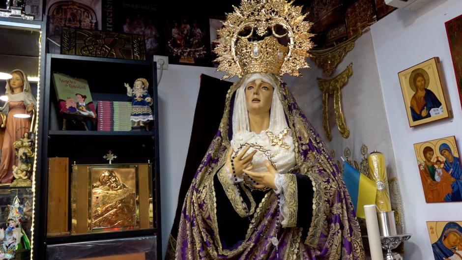 Una imagen de la Virgen