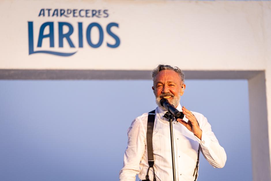 Rafa Sánchez, de La Unión, en su concierto de Atardeceres Larios en Málaga