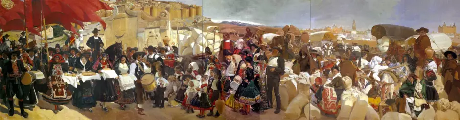 'Castilla, la fiesta del pan', de Joaquín Sorolla para Hispanic Society of America, Nueva York (Estados Unidos)