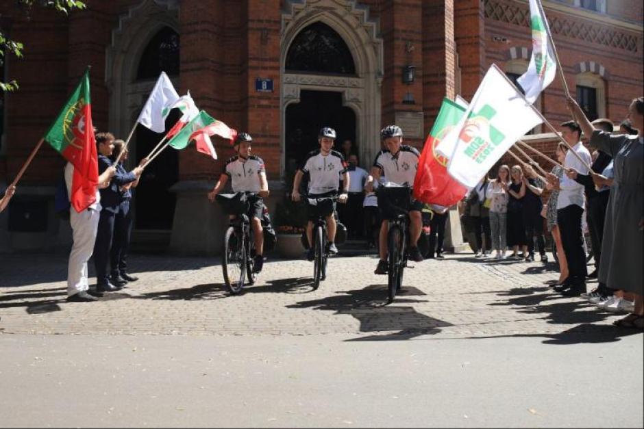 Los ciclistas tratarán de llegar a Lisboa el 30 de julio para unirse a todos los jóvenes de la JMJ