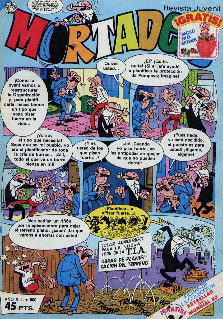 Ejemplar de la revista 'Mortadelo' en los años 60