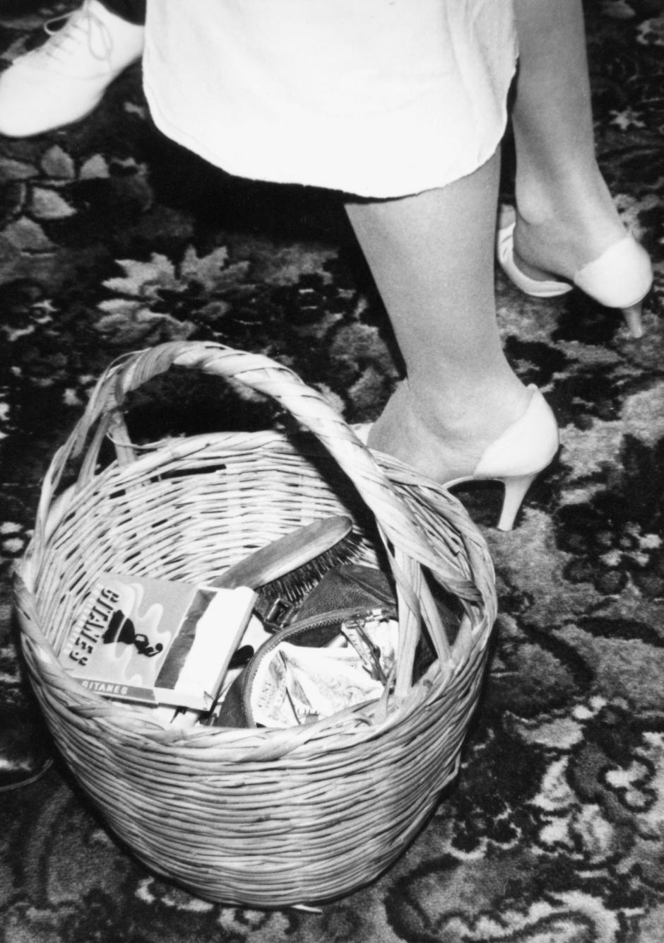 En lugar de un bolso, la actriz francesa Jane Birkin utilizaba una cesta