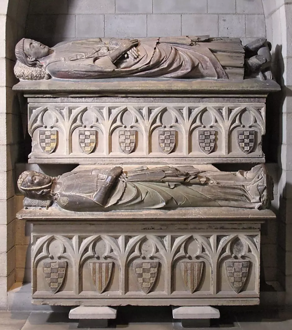 Doble tumba de Àlvar I, conde de Urgel, y de su mujer Cecilia de Foix. 1300–1350. The Met Cloisters