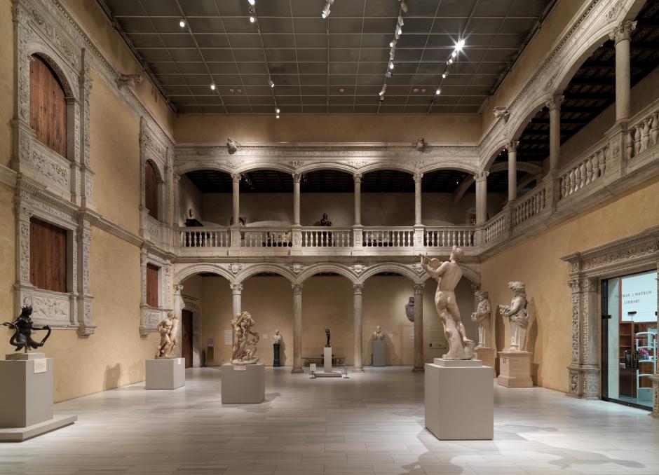 Patio del Castillo de Vélez Blanco (Almería), en el Metropolitan Museum of Art de Nueva York