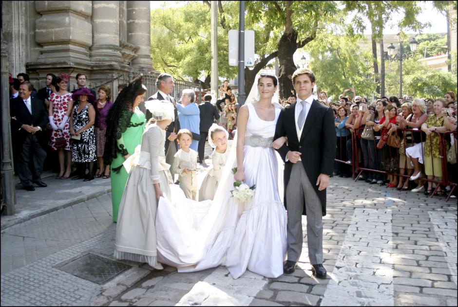 El Juli el día de su boda con Rosario Domecq en 2007