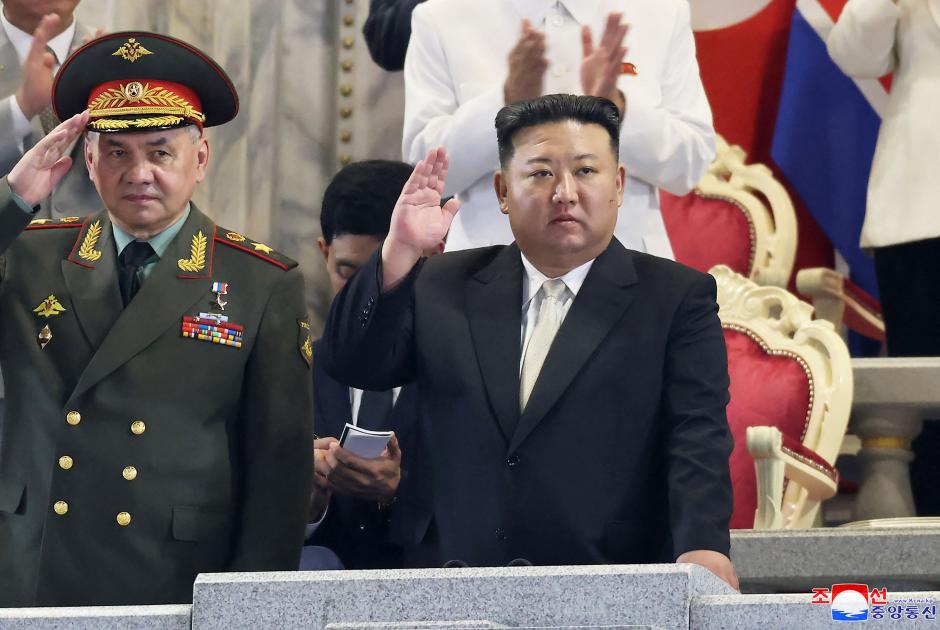 Shoigu y Kim Jong-un