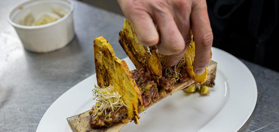 Una de las tapas de El Caballo Rojo