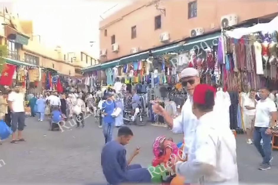 El presidente del Gobierno, Pedro Sánchez, este miércoles, en Marrakech