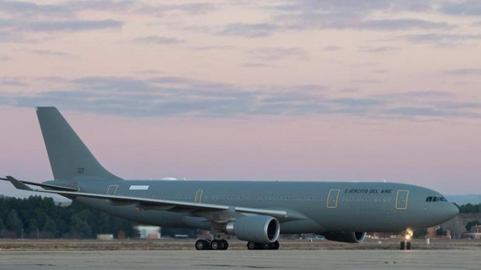 Un avión como éste, un Airbus A330 (T.24/TK.24) del Ejército del Aire, es el enviado a Níger
