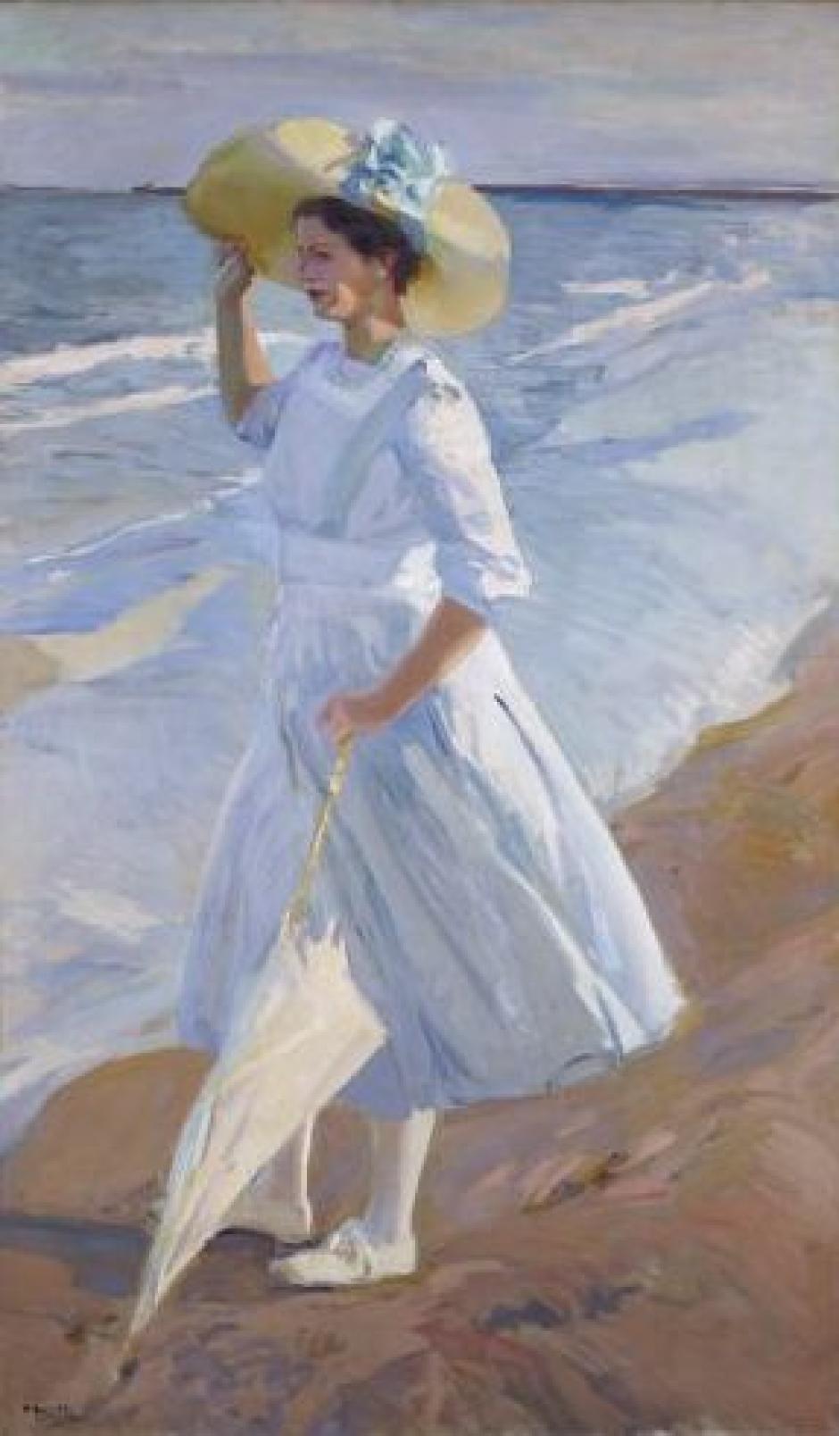 Elena en la playa (1909)