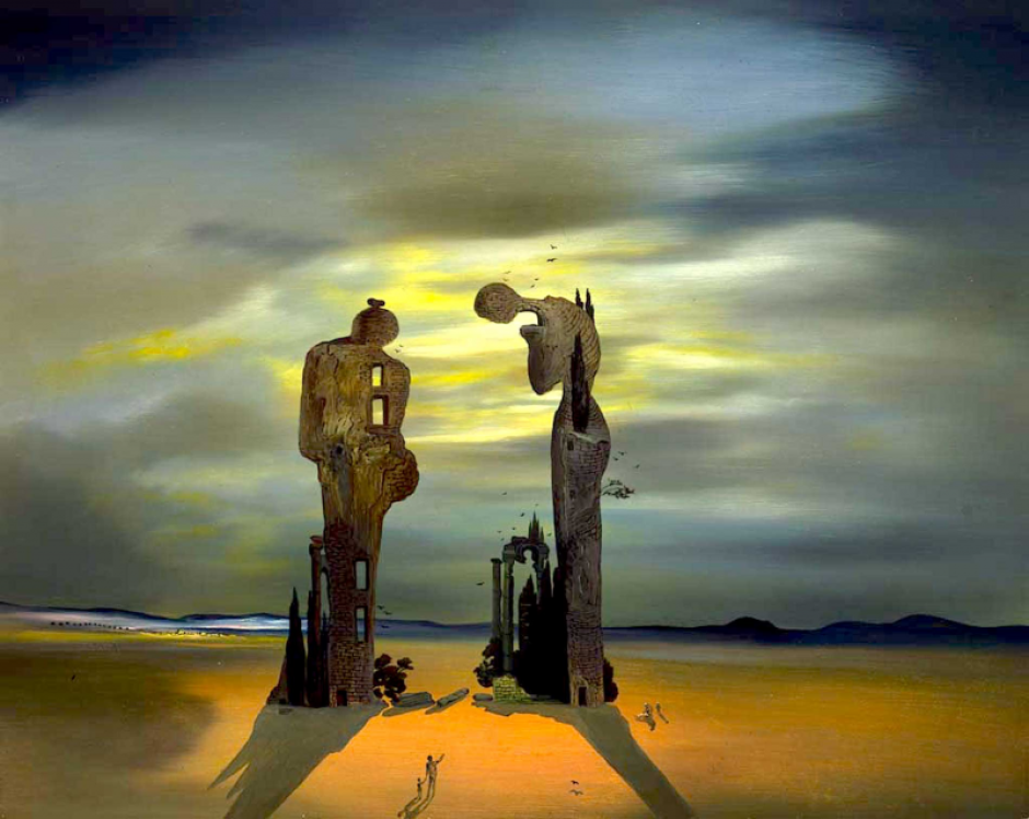 Reminiscencia Arqueológica Del Angelus De Millet, obra de Salvador Dalí