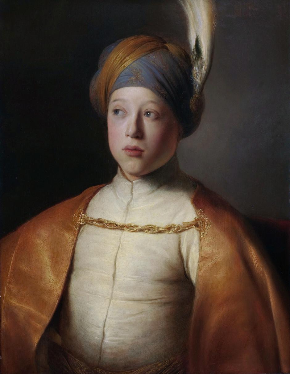 Niño con capa y turbante, de Jan Lievens