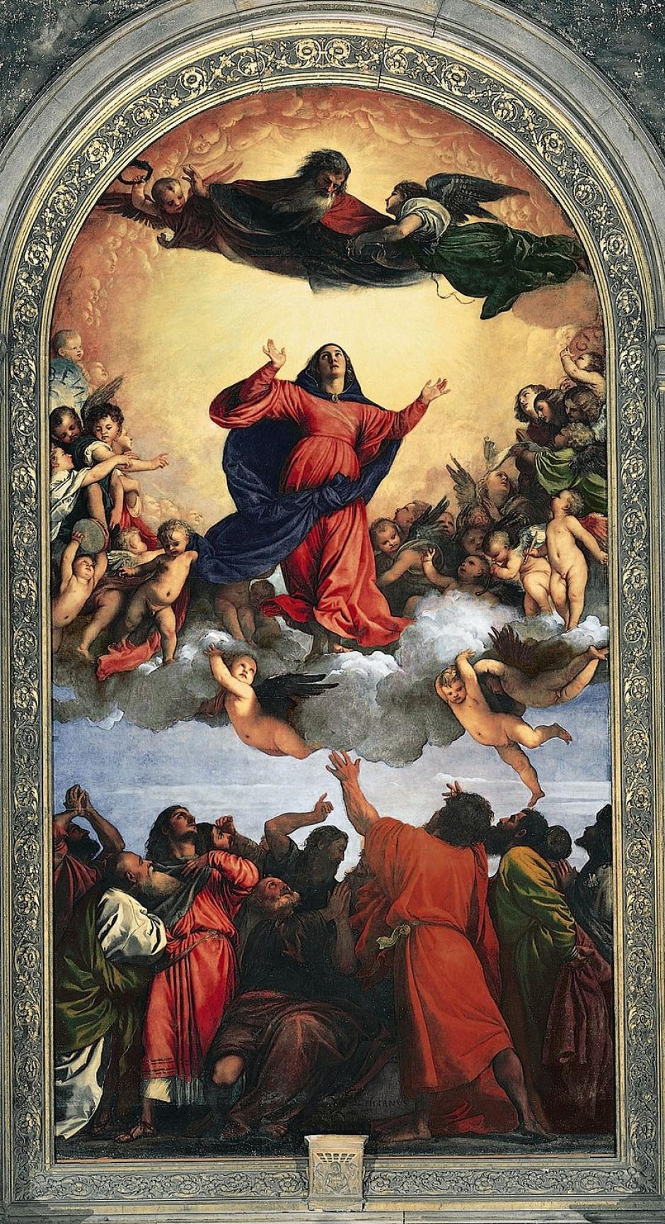 La Asunción de la Virgen de Tiziano