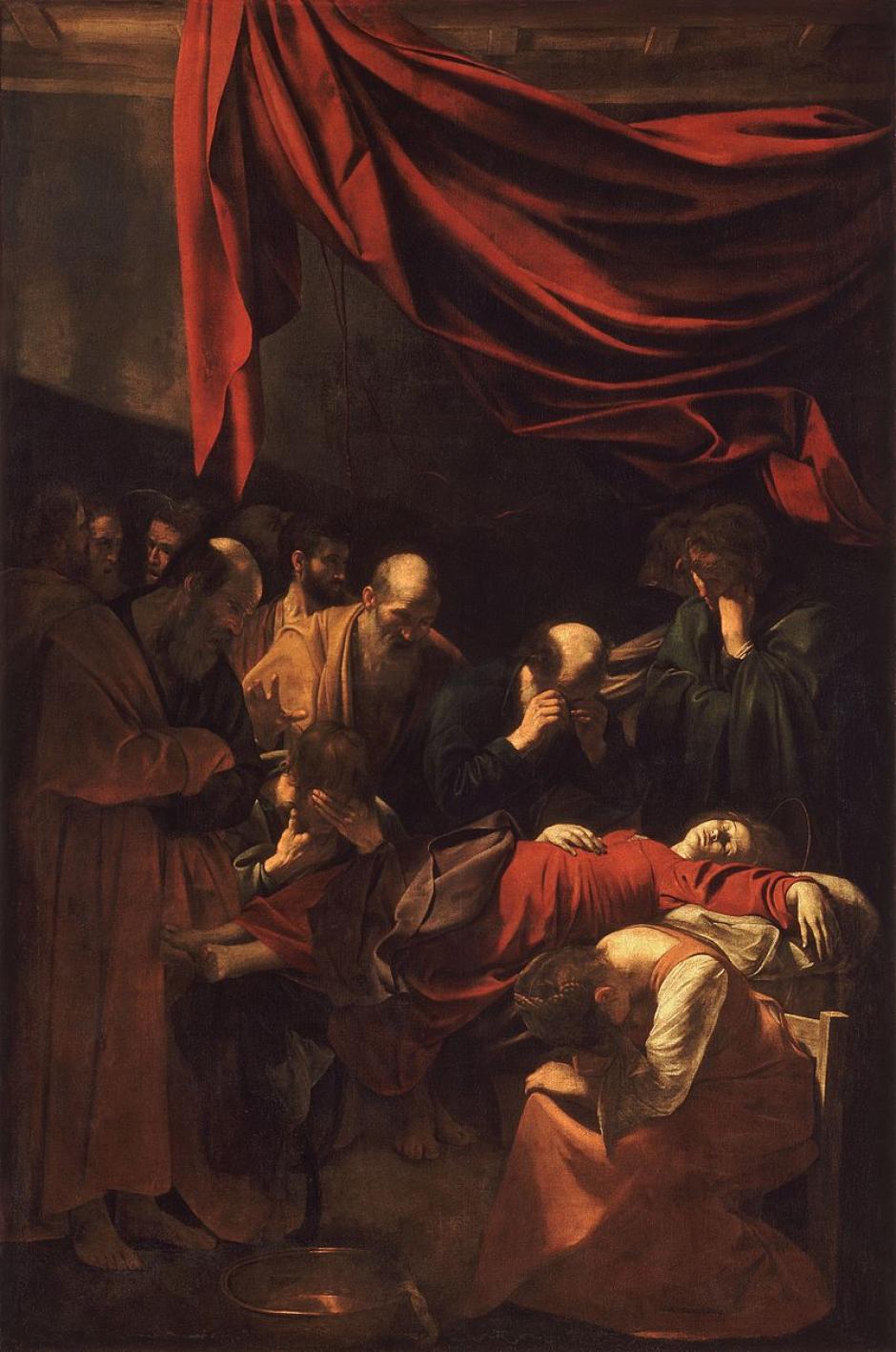Muerte de la Virgen de Caravaggio