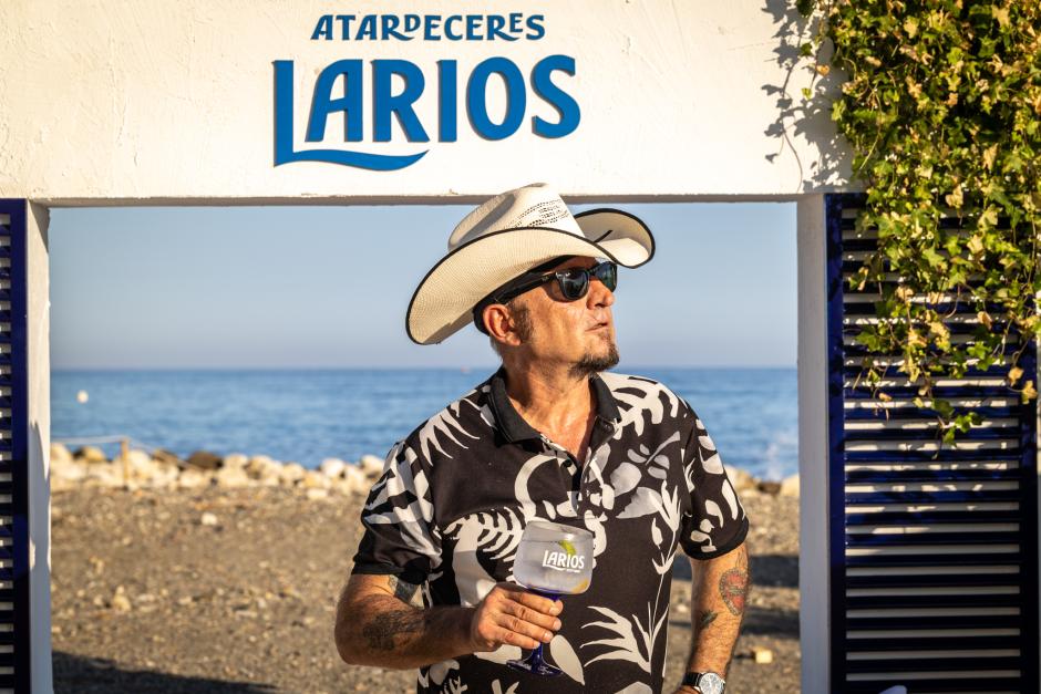 Carlos Segarra, en su concierto en Atardeceres Larios, en Málaga