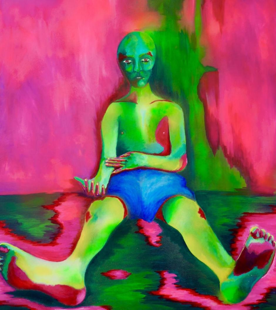 "¿Quién soy?", una de las obras de Belén Benavent, de su serie 'Una noche en el infierno'