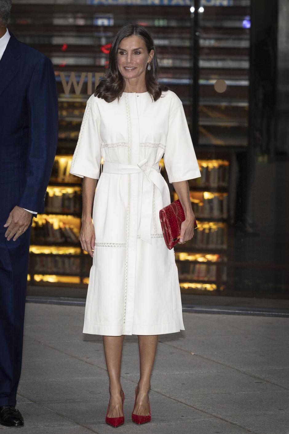 Spanish Queen Letizia Ortiz during the opening ceremony of the “Picasso year”, commemorating the 50th anniversary of his death, 12 Septiembre 2022