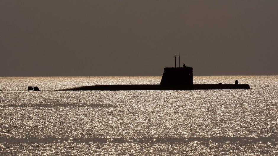 El submarino Tramontana (S-74) de la Armada española