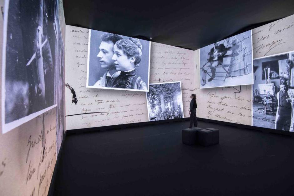 Las pantallas amplían la experiencia estética de los cuadros de Joaquín Sorolla, según la exposición del Palacio Real
