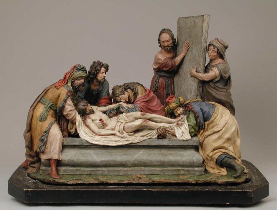 El entierro de Cristo (1701). Terracota policromada. Museo Metropolitano de Arte. Nueva York