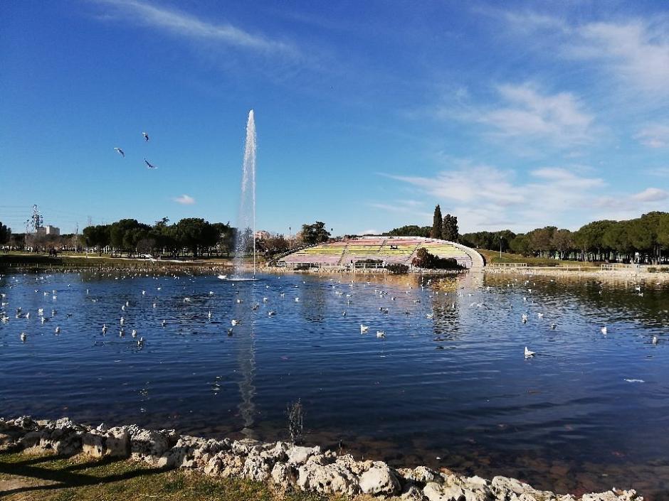 Estanque del parque de las Cruces