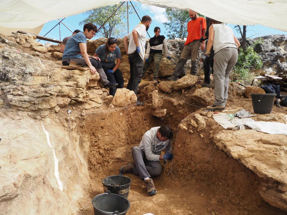 Excavación en la zona Des-Cubierta