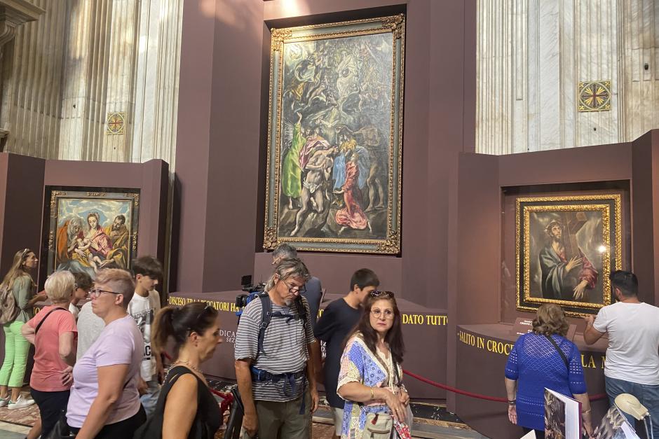 Las tres obras de El Greco expuestas en Santa Inés en Agonia