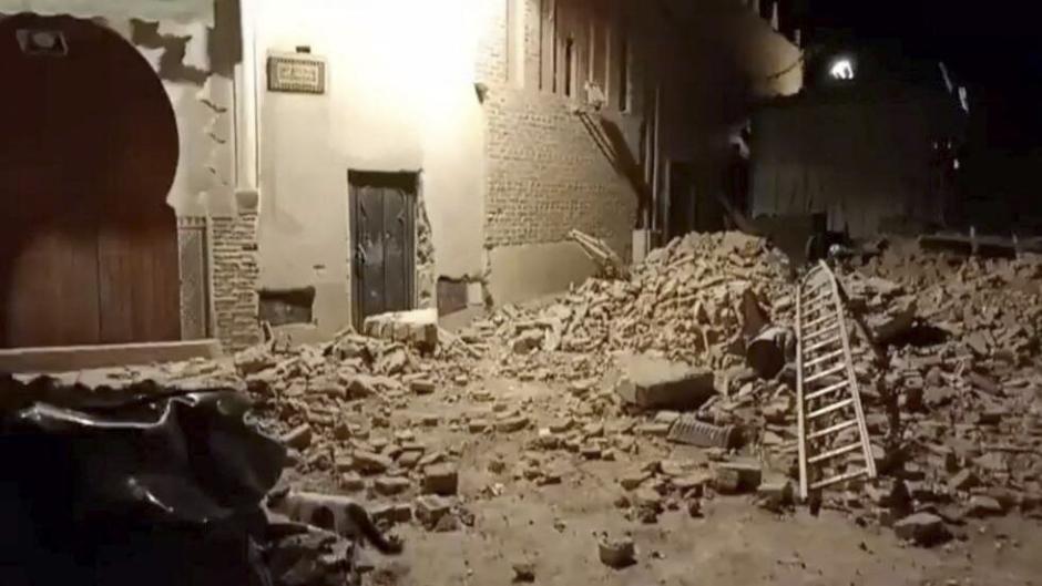 Consecuencias del terremoto en Marrakech, el 9 de septiembre de 2023