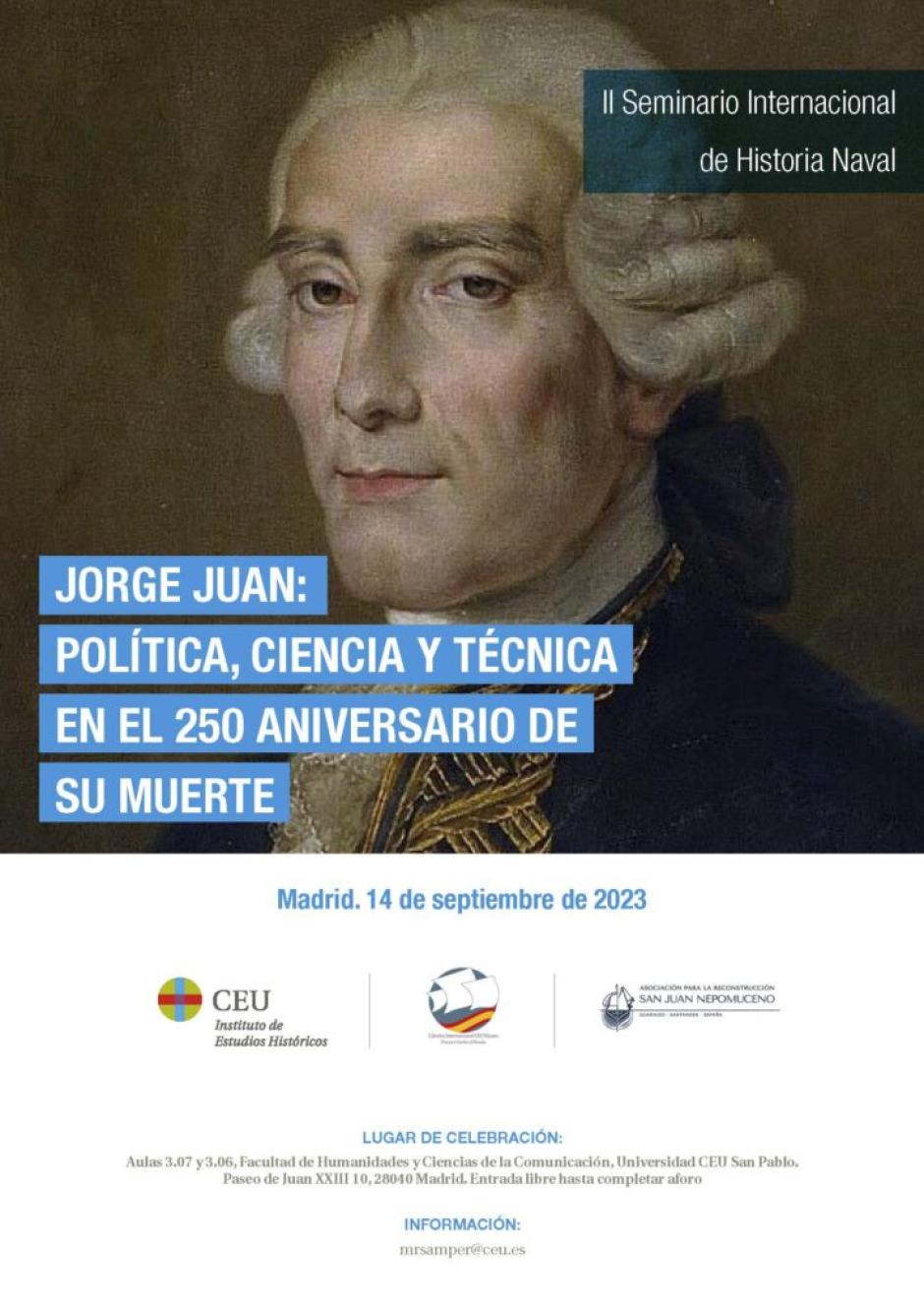 II Seminario Internacional de Historia Naval Jorge Juan: Política, Ciencia y Técnica