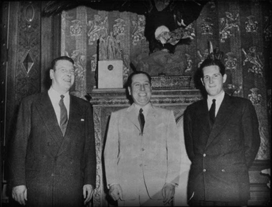 Otto Skorzeny y el presidente argentino Juan Domingo Perón