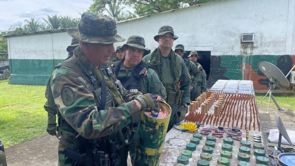Incautación de drogas y armas en la frontera colombo-venezolana