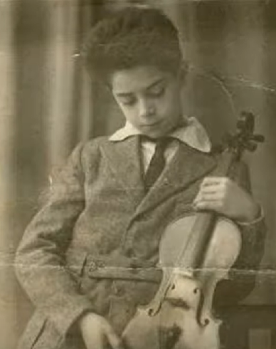 Franco Ferrara de niño