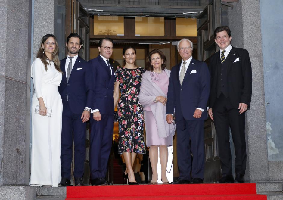 Prince Carl Philip, Princess Sofia Prince Daniel, Crown princess Victoria, queen Silvia, King carl XVI Gustaf, Talman Andreas Norlen attending the opening of the Riksdag in Stockholm
