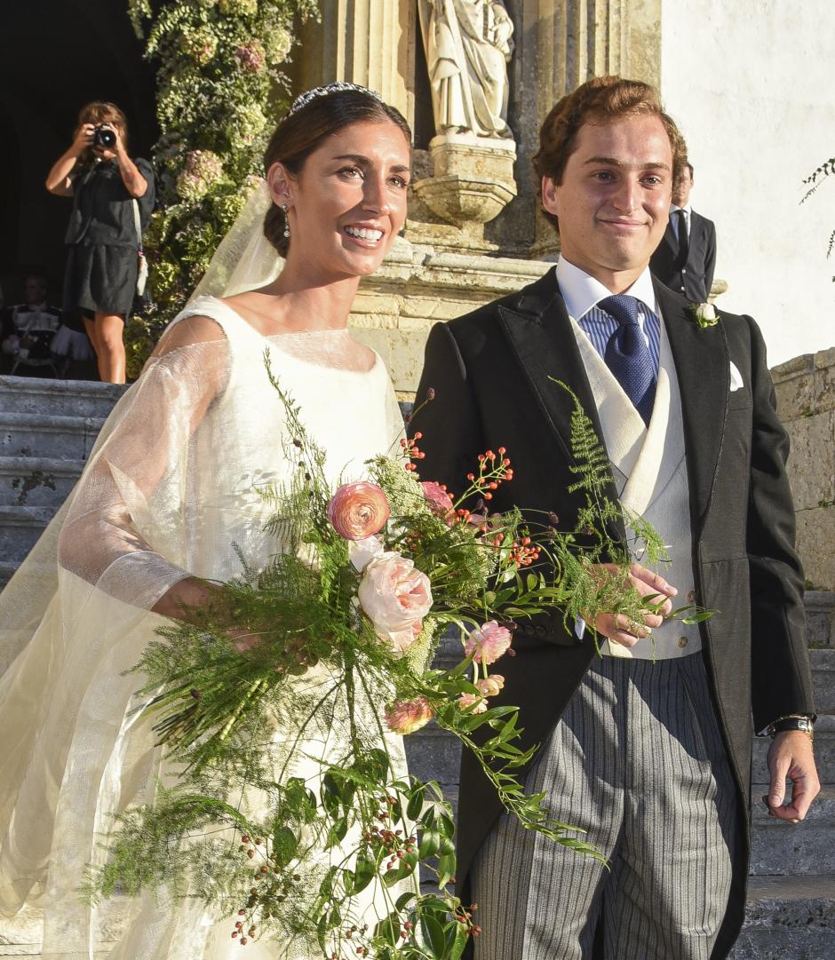 Javier Prado and Catalina Vereterra Gastearen on their wedding in Medina Sidonia (Cadiz) on Saturday, 30 September 2023.