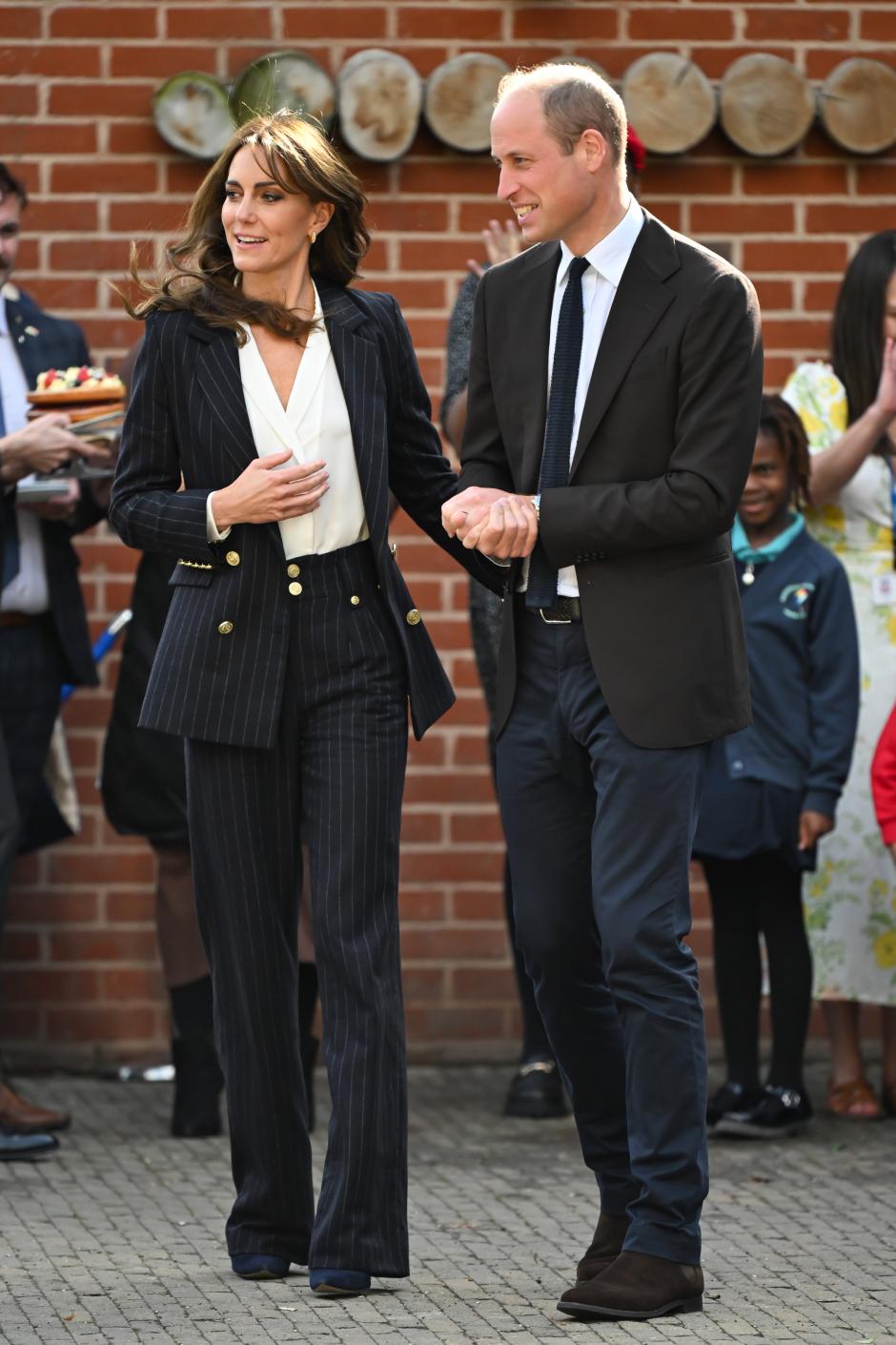 Prince William and Kate Middleton , Princess of Wales during a visit the Grange Pavilion To celebrate the 75th anniversary of the arrival of the HMT Empire Windrush , Cardiff, Wales, UK - 03 Oct 2023