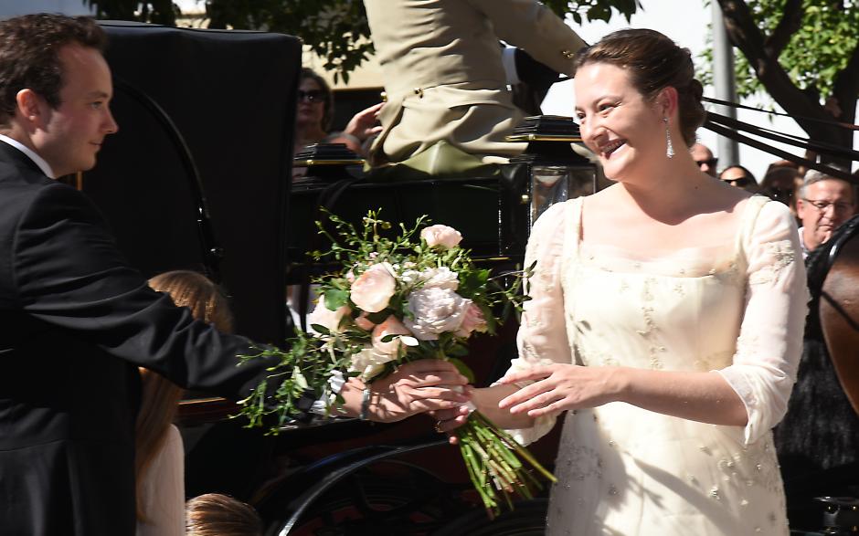 Victoria de Hohenlohe, en su boda