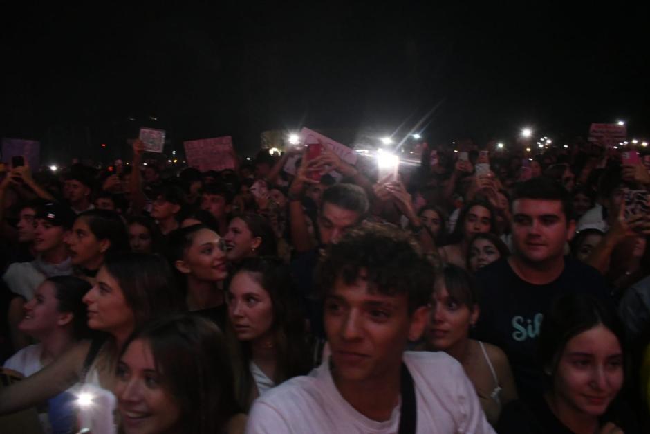 Asistentes al concierto de Quevedo en Pozoblanco