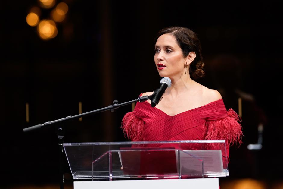 Isabel Díaz Ayuso during Real Theatre Gala in New York 17 October 2023.