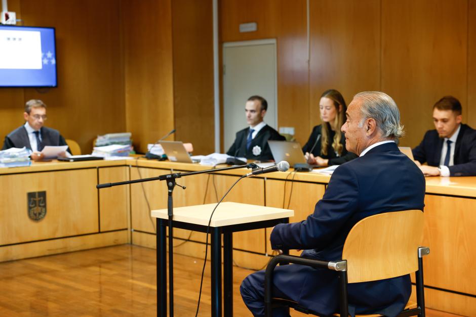 Carlos Iglesias during a trial in Madrid,17 October , 2023.